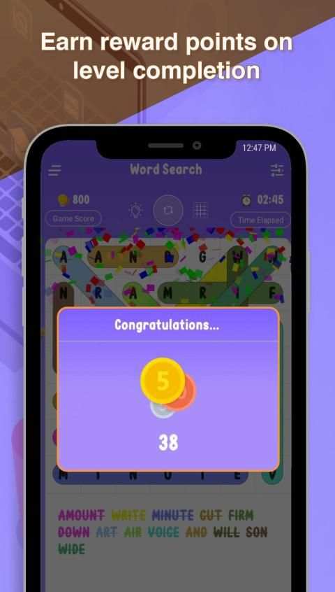 Word Search Game - Free Puzzle स्क्रीनशॉट 4