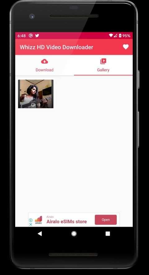 Whizz HD Video Downloader screenshot 1