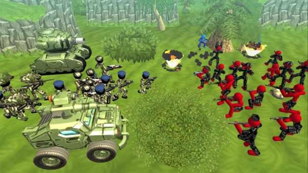 Stickman Tank Battle Simulator स्क्रीनशॉट 17