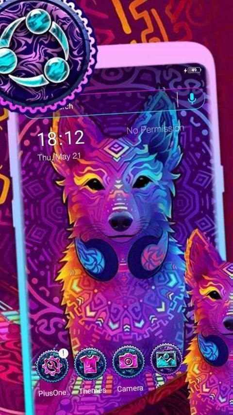 DJ Wolf Launcher Theme screenshot 4