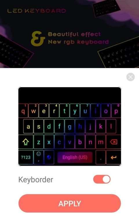 RGB LED Keyboard - Neon Colors Mechanical Keyboard स्क्रीनशॉट 3