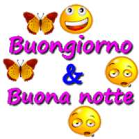 Buongiorno e Buona notte Adesivi Per WhatsApp on 9Apps
