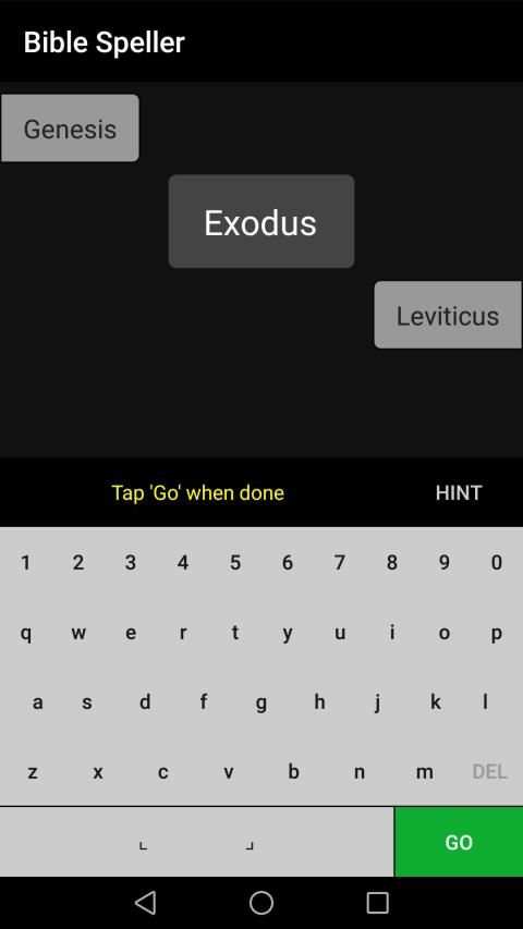 Bible Spelling Game – learn the books of the Bible स्क्रीनशॉट 3