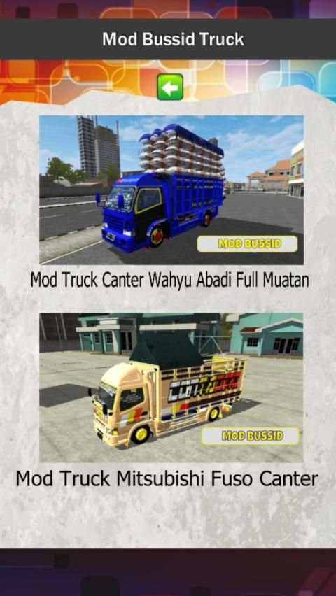 Mod Truck Canter BUSSID screenshot 2
