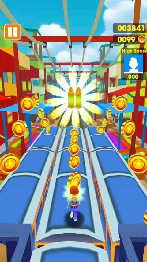 Subway Surf Bus -Train Endless Run screenshot 3
