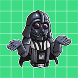 ikon Star Wars en WhatsApp WastickerApps TV Stickers