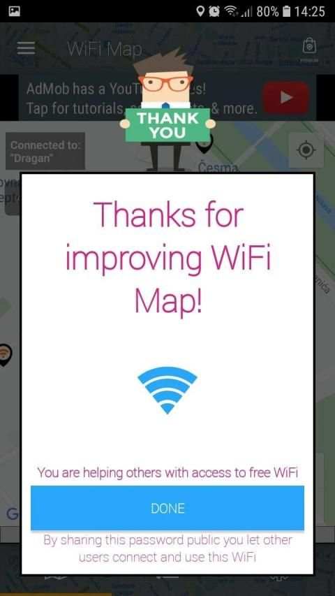 Shared WiFi Passwords on Map स्क्रीनशॉट 5