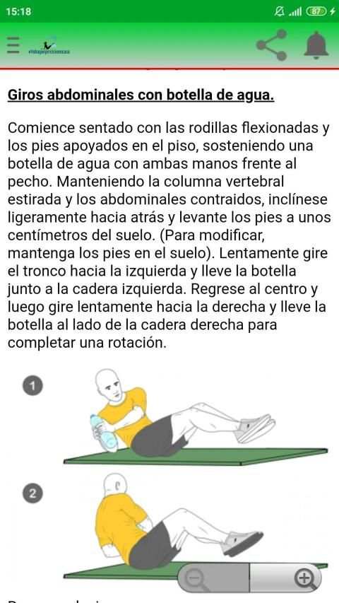 Yo hago ejercicio en casa screenshot 1