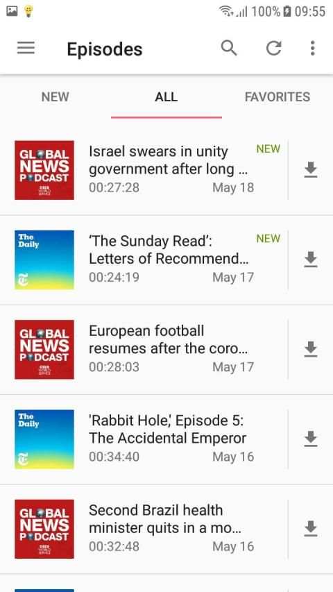 The Daily: Podcast Player for News स्क्रीनशॉट 2