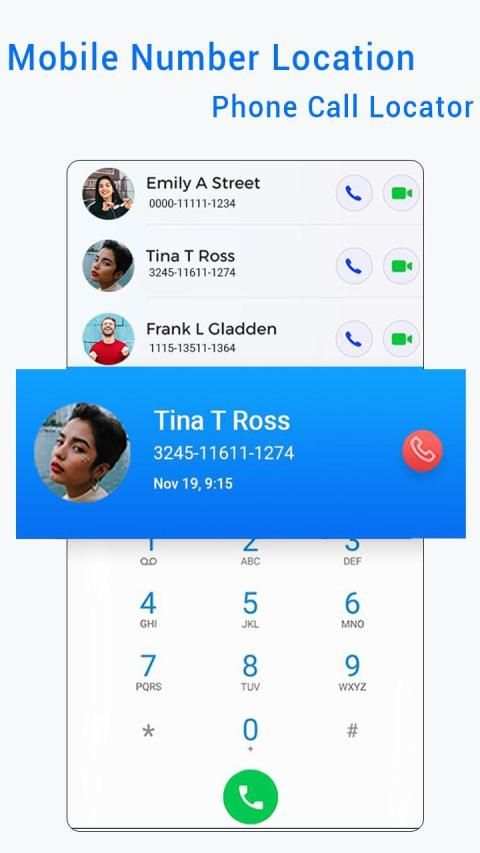 Mobile Number Location - Phone call Locator स्क्रीनशॉट 2