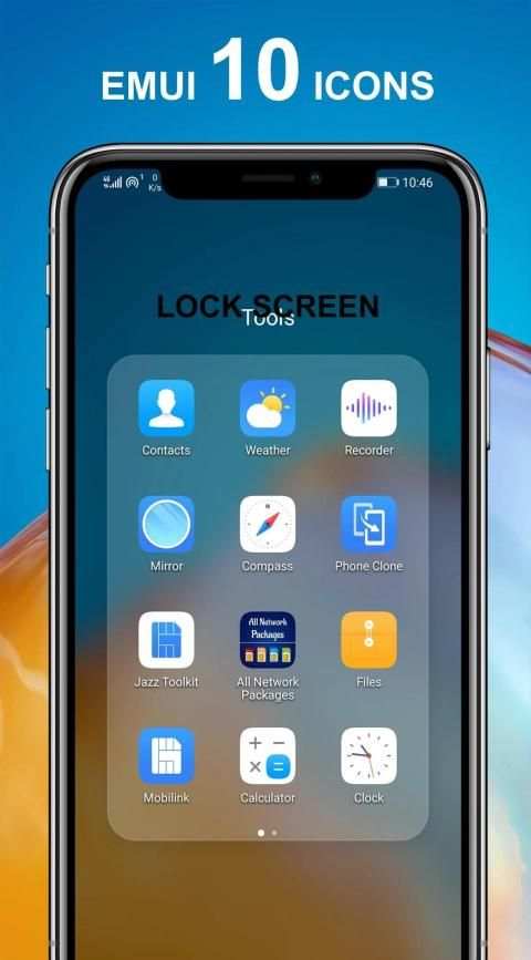 Emui-X icon pack for Huawei स्क्रीनशॉट 4