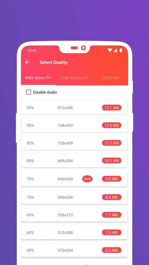 Video Compressor: Video Cutter & Compress Video स्क्रीनशॉट 2