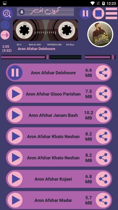 تمام آهنگ های آرون افشار
‎ screenshot 2