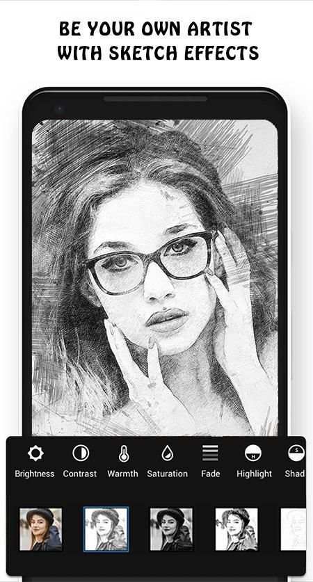 Picture to Pencil Sketch Converter screenshot 3