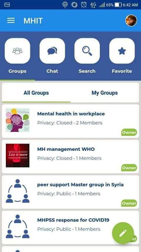 Mental Health in Touch - MHIT screenshot 2