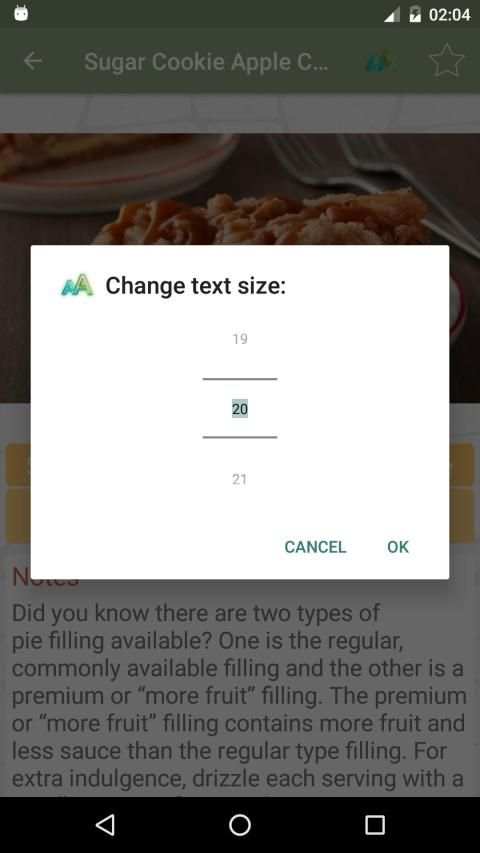 Offline Recipes screenshot 1