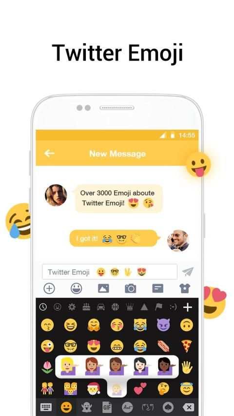 Emoji keyboard - Cute Emoji स्क्रीनशॉट 1
