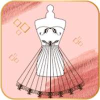 Fashion Design Drawing - Flat Sketch on 9Apps