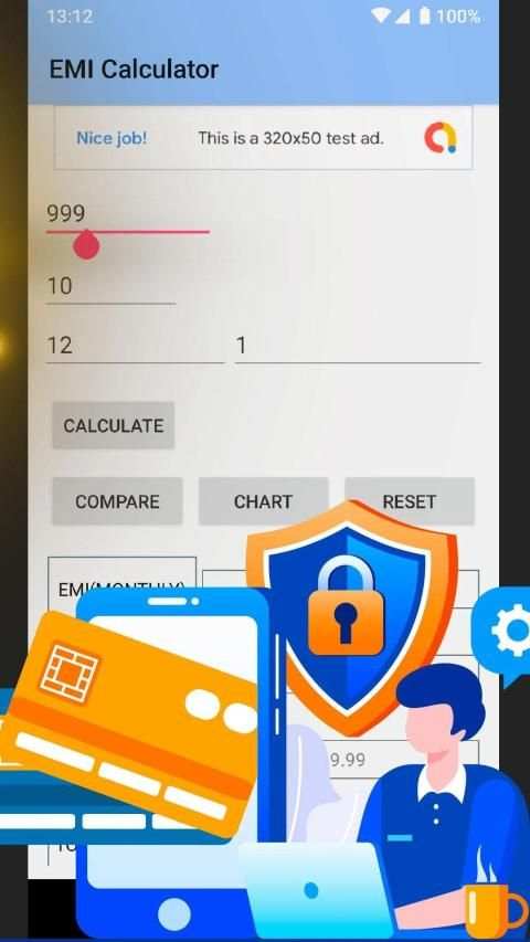 EMI Calculator 2020 स्क्रीनशॉट 1
