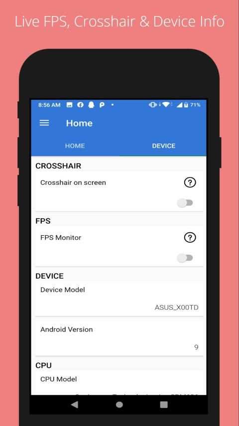 Xiro Game Booster Pro - With Crosshair & FPS скриншот 1