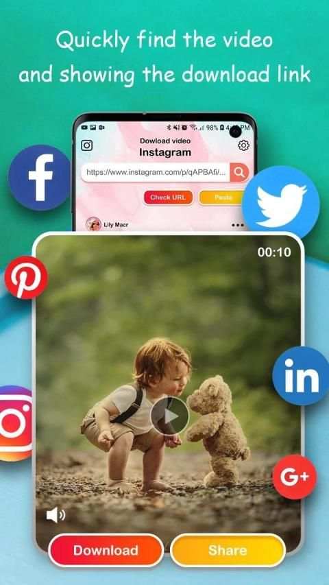 Download video on social screenshot 3