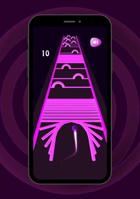 Trippy Ball 3D - Color Ball Run Game 2020 स्क्रीनशॉट 1
