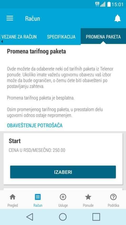 Moj Telenor screenshot 3