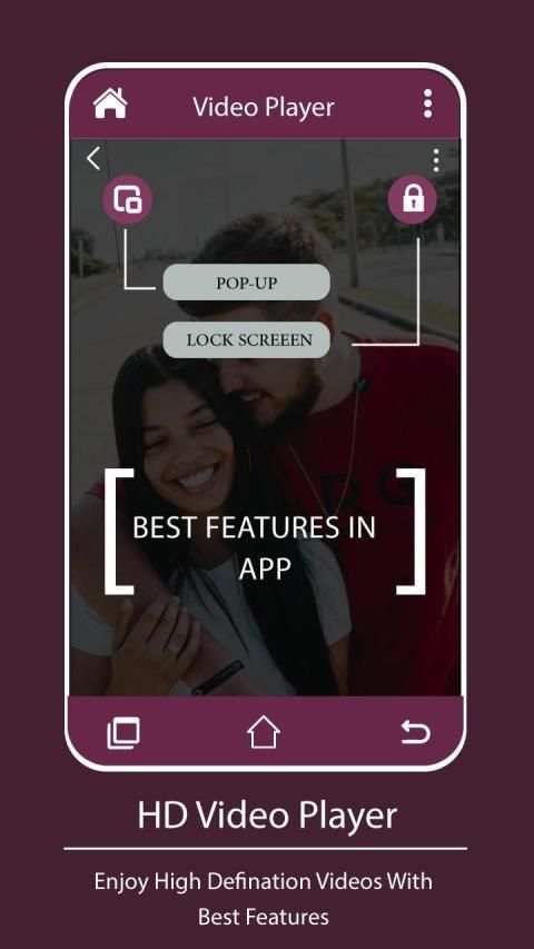 Vidmaf HD player: Sx video player 2020 screenshot 2