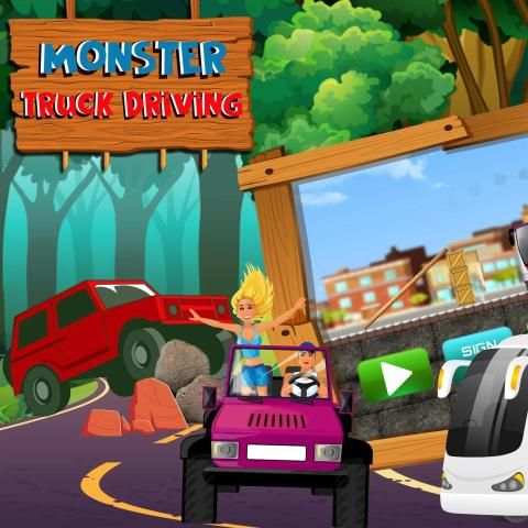 Monster Truck Driving - The Extreme Racing 2020 स्क्रीनशॉट 1