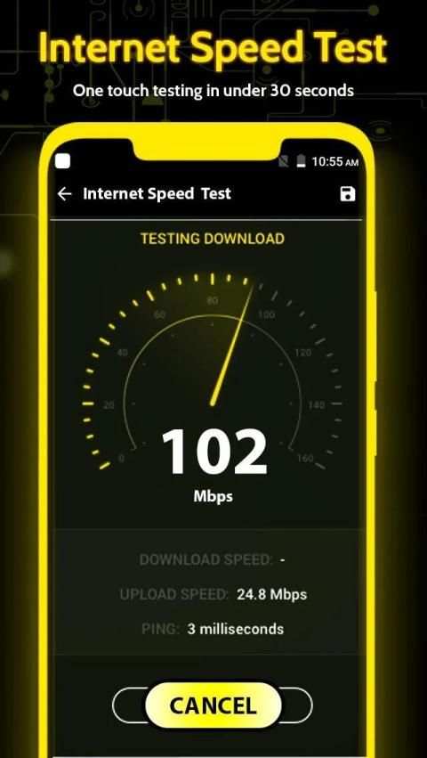 Internet Speed Meter स्क्रीनशॉट 1