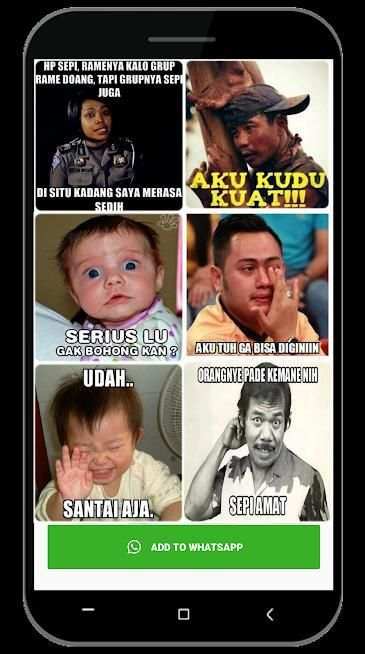 Stiker Meme Indonesia Lucu WaStickersApps screenshot 8