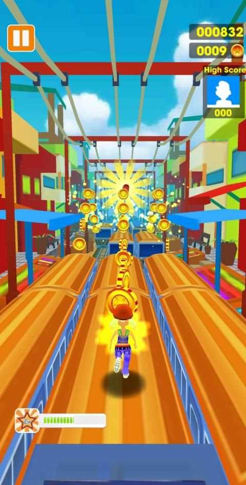 Subway 3D : Surf Run स्क्रीनशॉट 1