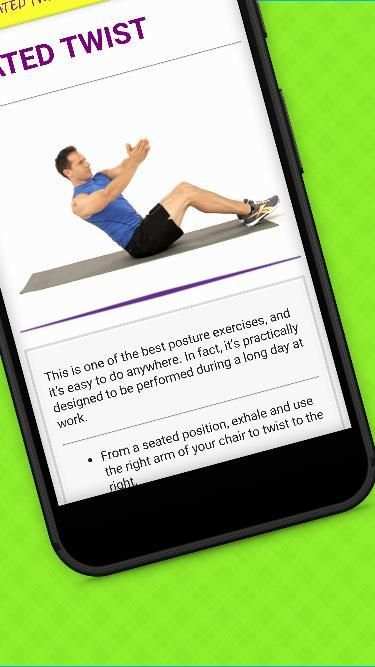 Posture Corrector - Exercises To Improve Posture स्क्रीनशॉट 3