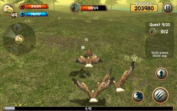 Wild Eagle Sim 3D स्क्रीनशॉट 8