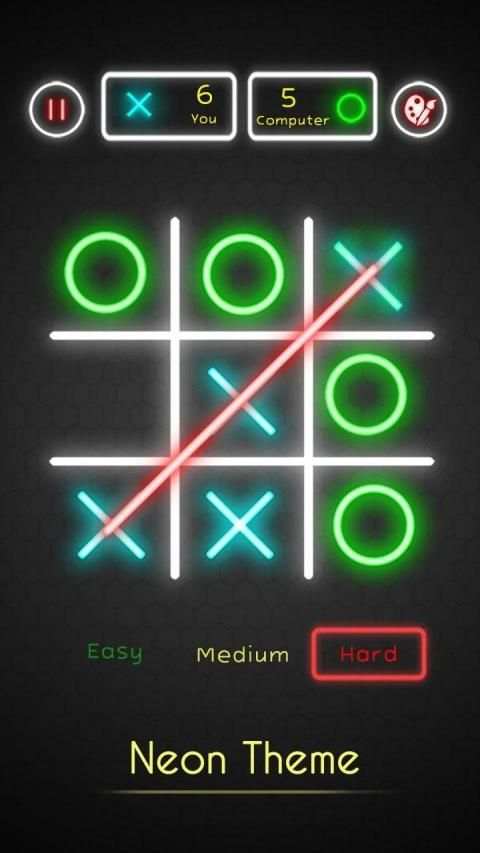 Tic Tac Toe Glow: Multiplayer! screenshot 20