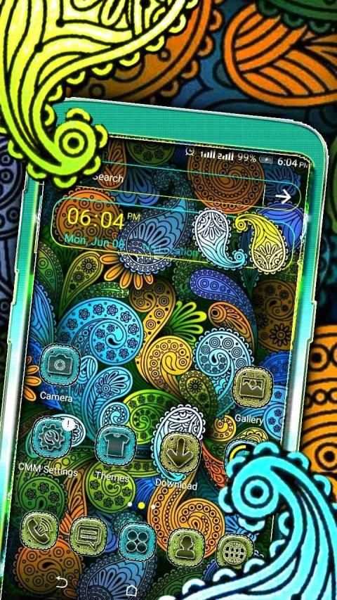 Floral Design Launcher Theme screenshot 5