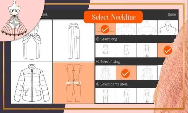 Fashion Design Drawing - Flat Sketch screenshot 2
