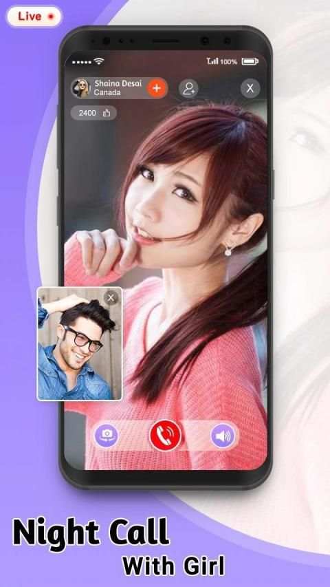 Night Call with Girls: Girls Fun Chat Prank screenshot 5