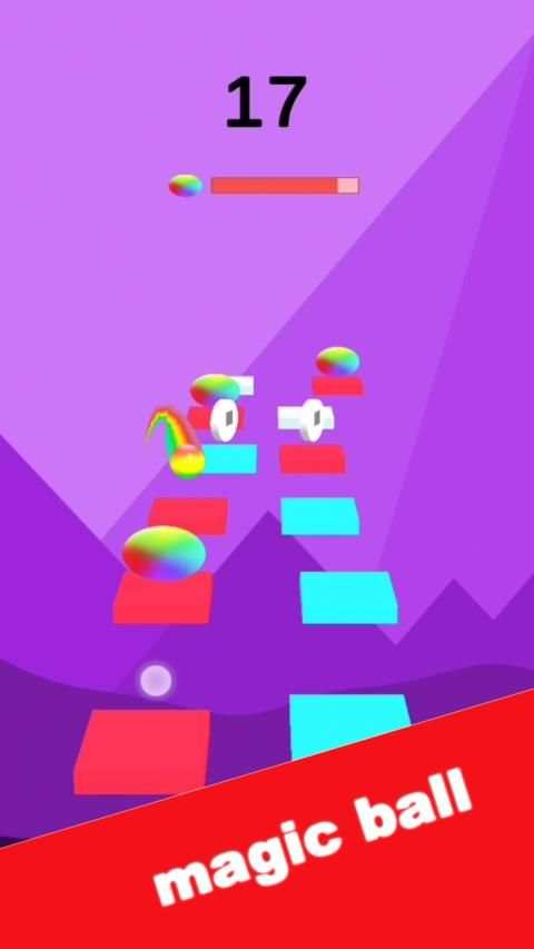 Tiles Hop: Color Ball 3D स्क्रीनशॉट 2