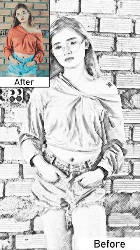 Pencil Sketch Photo Maker स्क्रीनशॉट 3