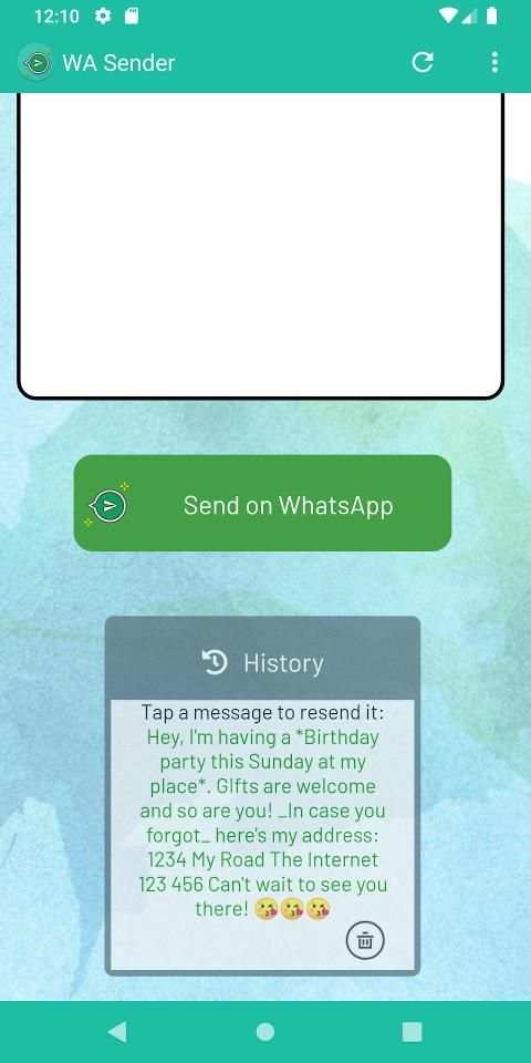 Send Message To Many Contacts (for WhatsApp) स्क्रीनशॉट 15
