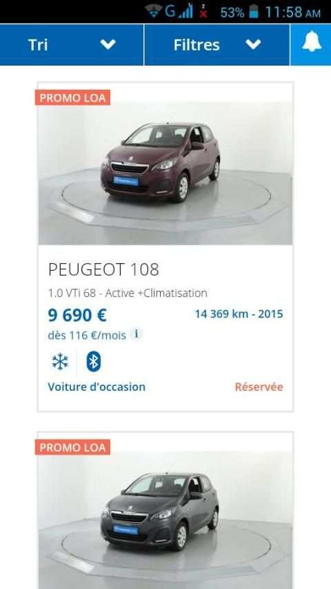Voiture d Occasion France screenshot 1