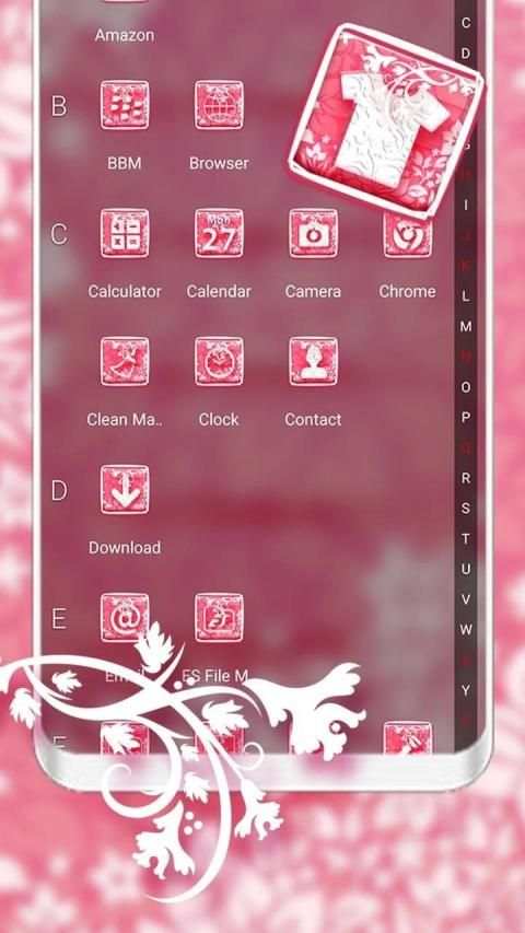 Soft Pink Launcher Themes screenshot 1