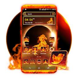 Fire Horse Launcher Theme