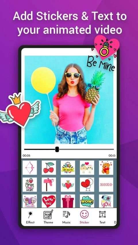 MBit Wave Particle.ly Wedding Video Maker स्क्रीनशॉट 1