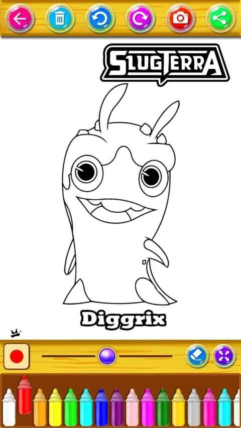 Slug Games Coloring Book for Slugterra Slug it out screenshot 5
