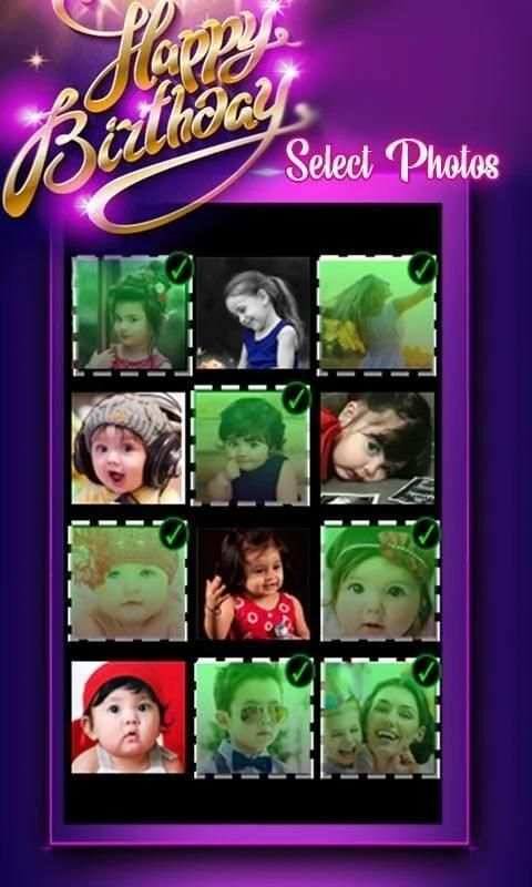 Birthday Wishes – Photo Video Maker with Music screenshot 1