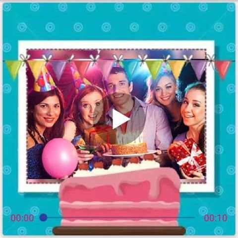 *Video de cumpleaños con musica y fotos स्क्रीनशॉट 6