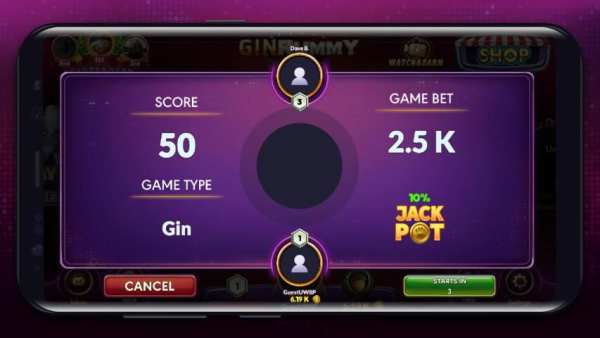 Gin Rummy - Online Card Game स्क्रीनशॉट 11
