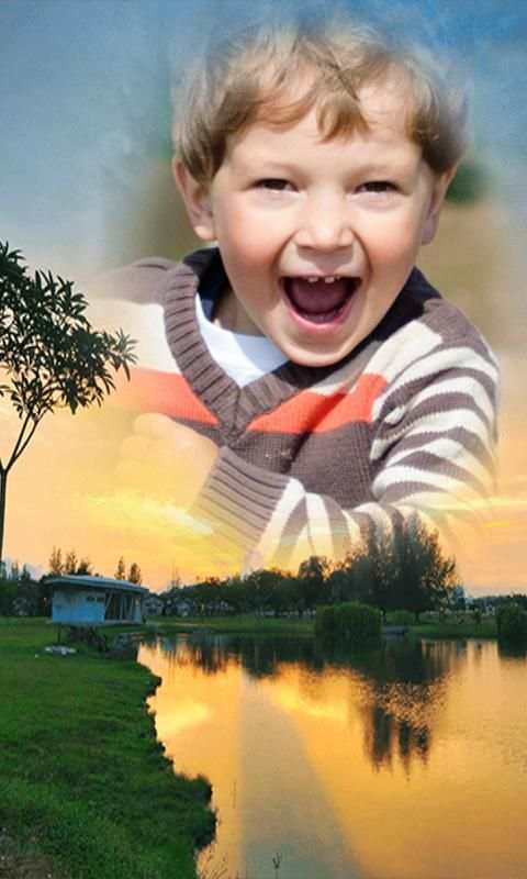 Features natural village photo frame application screenshot 5